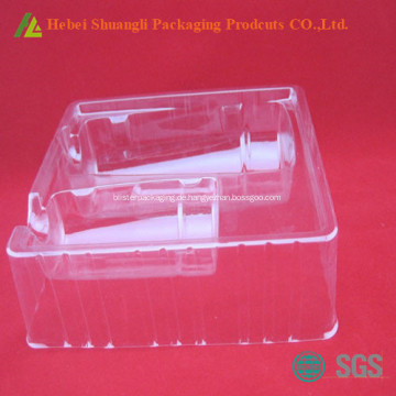 Durchsichtige kosmetische Plastikbehälter-Blasen-Verpackung
